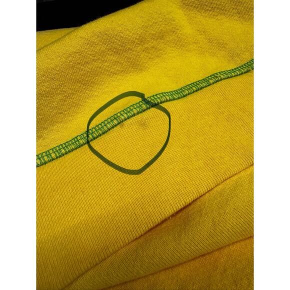 Made Some Souvenirs Yellow Relaxed Fit Crewneck Sweatshirt Women’s Large USA - Picture 4 of 8